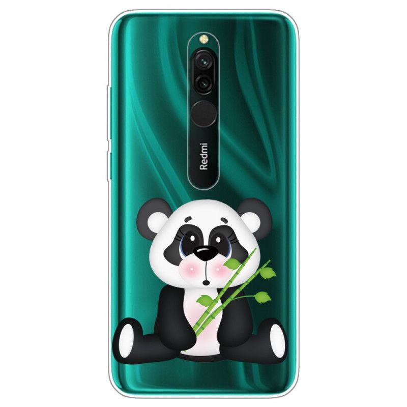 Hoesje Xiaomi Redmi 8 Transparante Droevige Panda