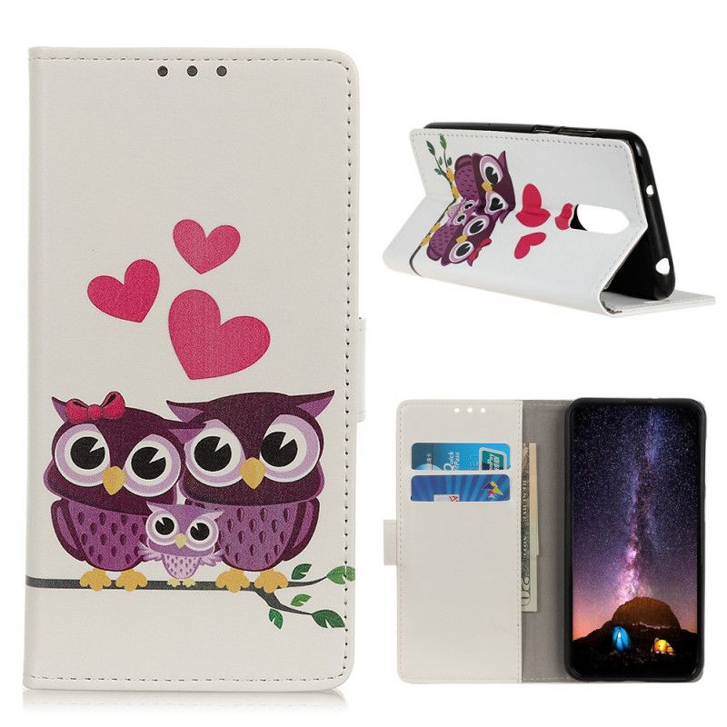 Leren Hoesje voor Xiaomi Redmi 8 Familie Van Uilen