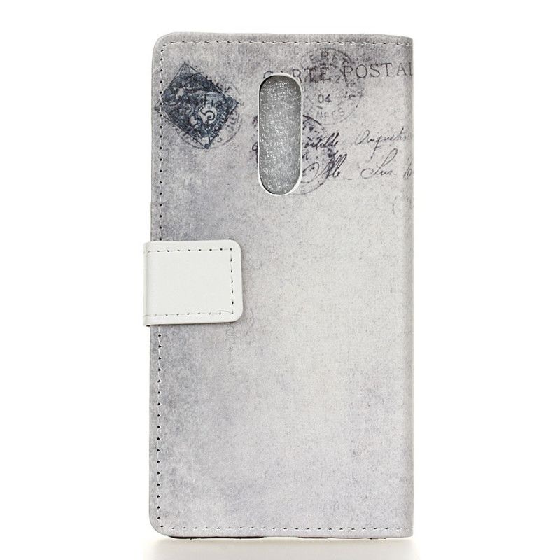 Leren Hoesje voor Xiaomi Redmi 8 Reizende Kat