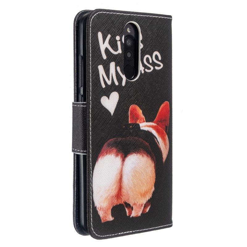 Leren Hoesje Xiaomi Redmi 8 Telefoonhoesje Kus Mijn Reet