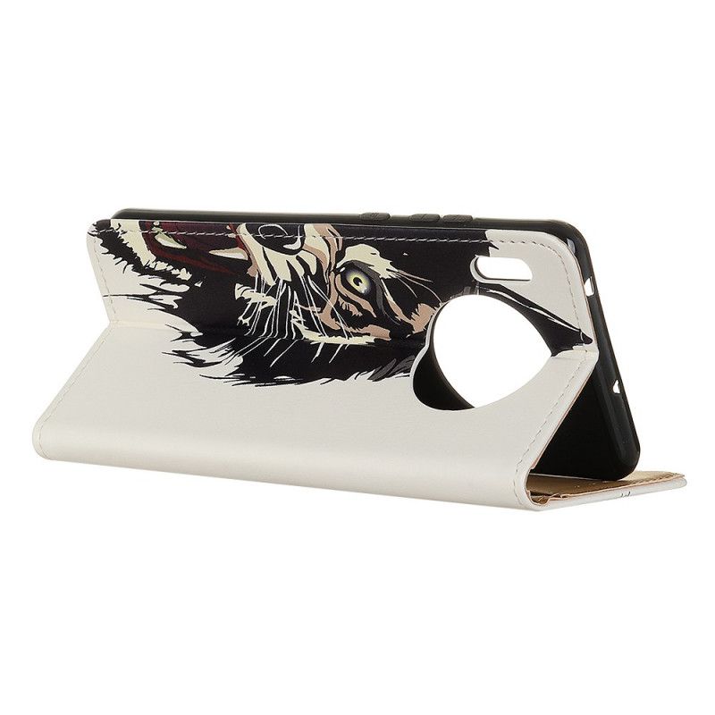 Bescherming Hoesje Huawei Mate 30 Telefoonhoesje Pro Felle Tijger