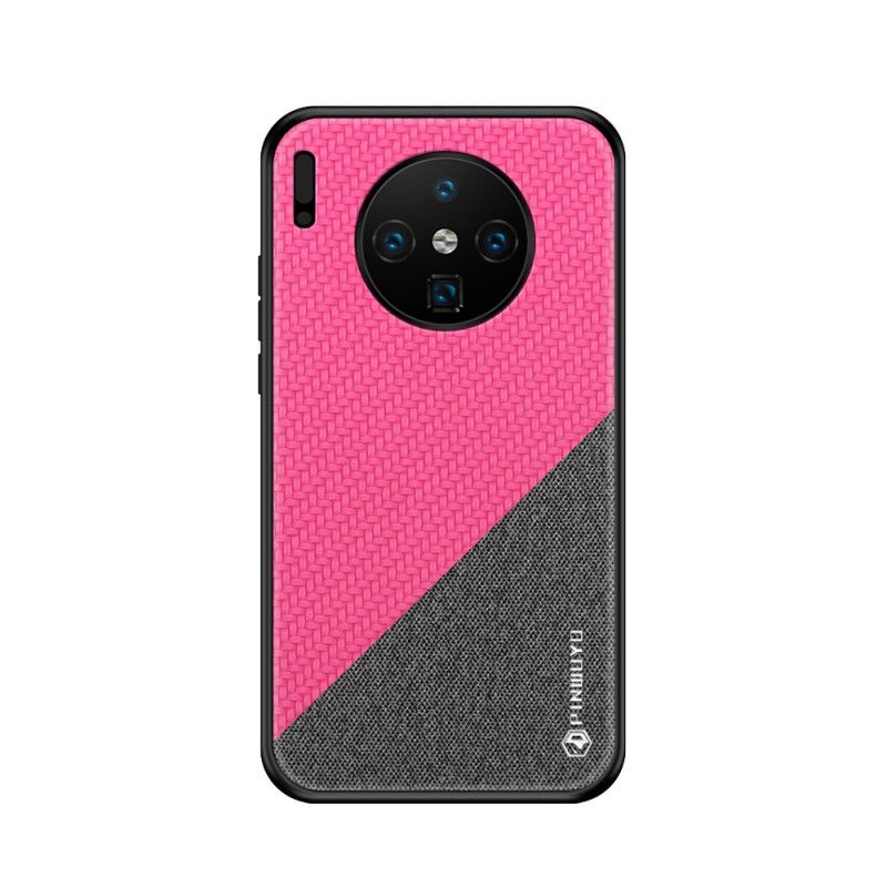 Case Hoesje Huawei Mate 30 Magenta Zwart Telefoonhoesje Eervolle Serie Pinwuyo