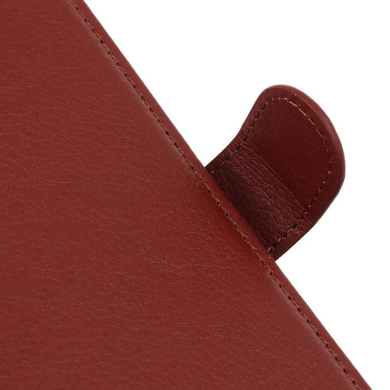 Leren Hoesje Huawei Mate 30 Zwart Premium Lychee Leereffect