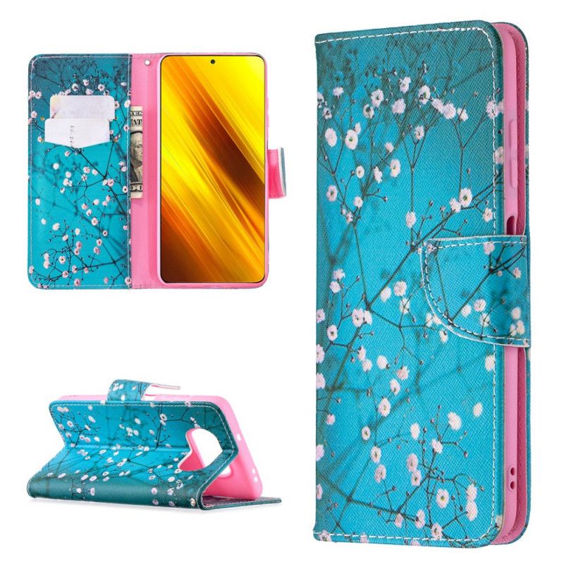 Bescherming Hoesje Xiaomi Poco X3 Telefoonhoesje Bloeiende Boom
