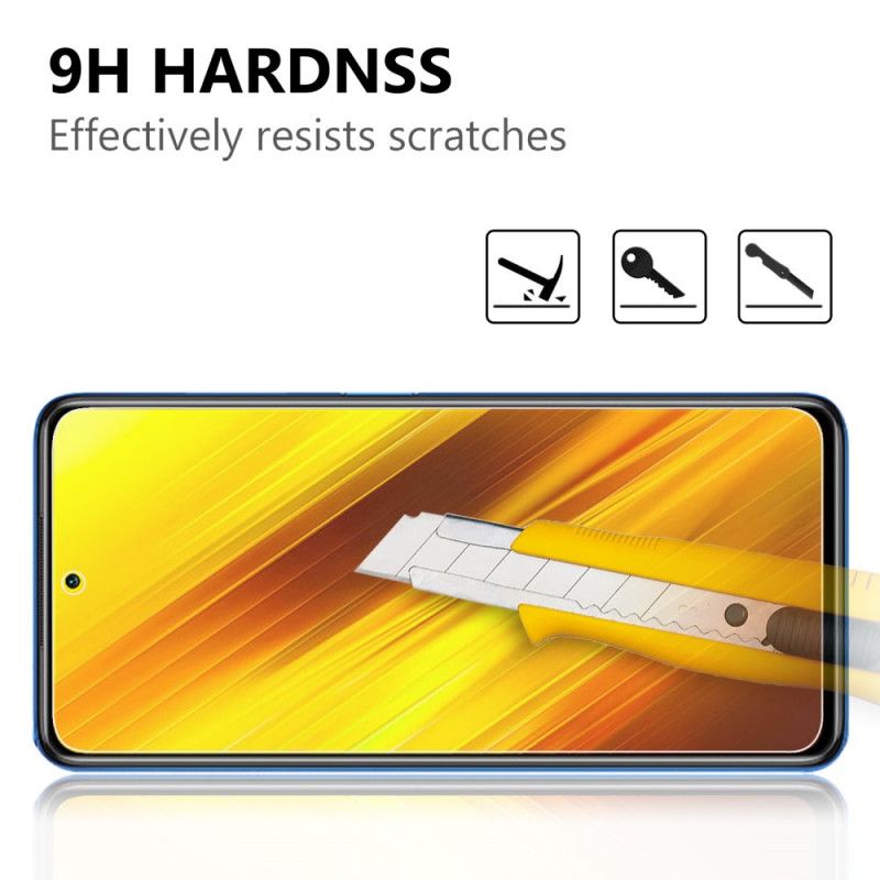 Bescherming Van Gehard Glas Met Boogrand Voor Xiaomi Poco X3 Scherm