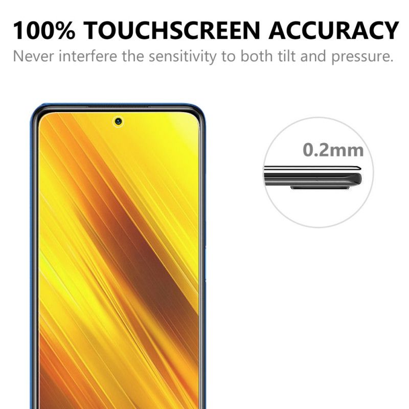 Bescherming Van Gehard Glas Met Boogrand Voor Xiaomi Poco X3 Scherm