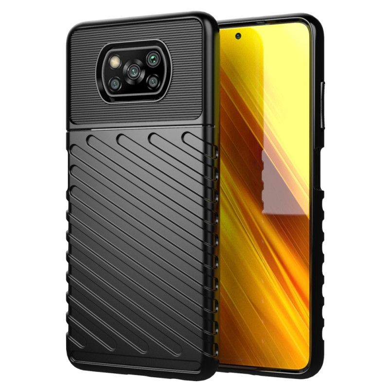 Case Hoesje Xiaomi Poco X3 Groen Zwart Telefoonhoesje Donderreeks