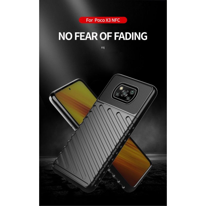 Case Hoesje Xiaomi Poco X3 Groen Zwart Telefoonhoesje Donderreeks