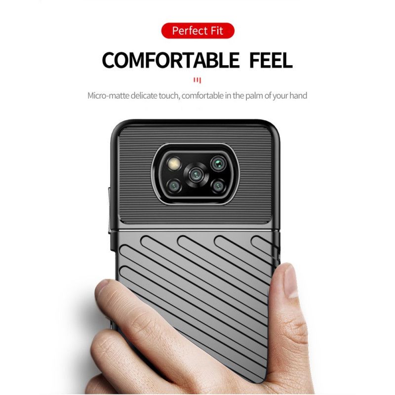 Case Hoesje Xiaomi Poco X3 Groen Zwart Telefoonhoesje Donderreeks