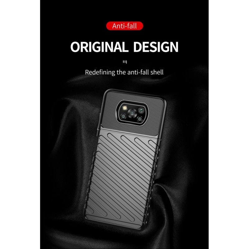 Case Hoesje Xiaomi Poco X3 Groen Zwart Telefoonhoesje Donderreeks