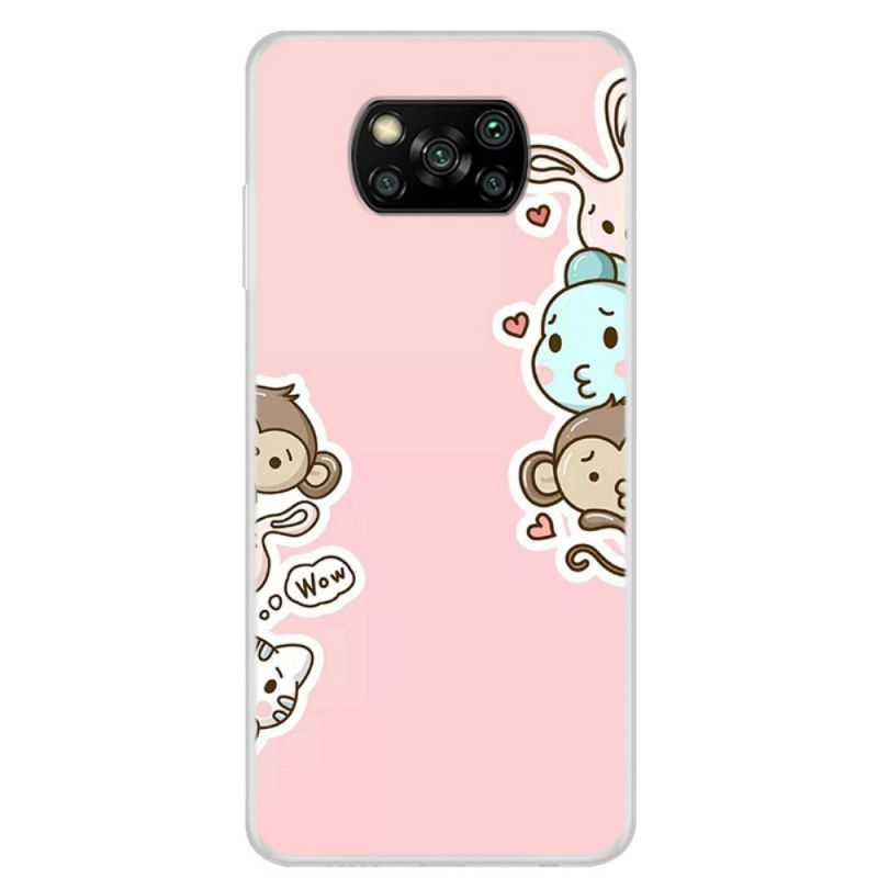 Case Hoesje Xiaomi Poco X3 Telefoonhoesje Wauw Dieren