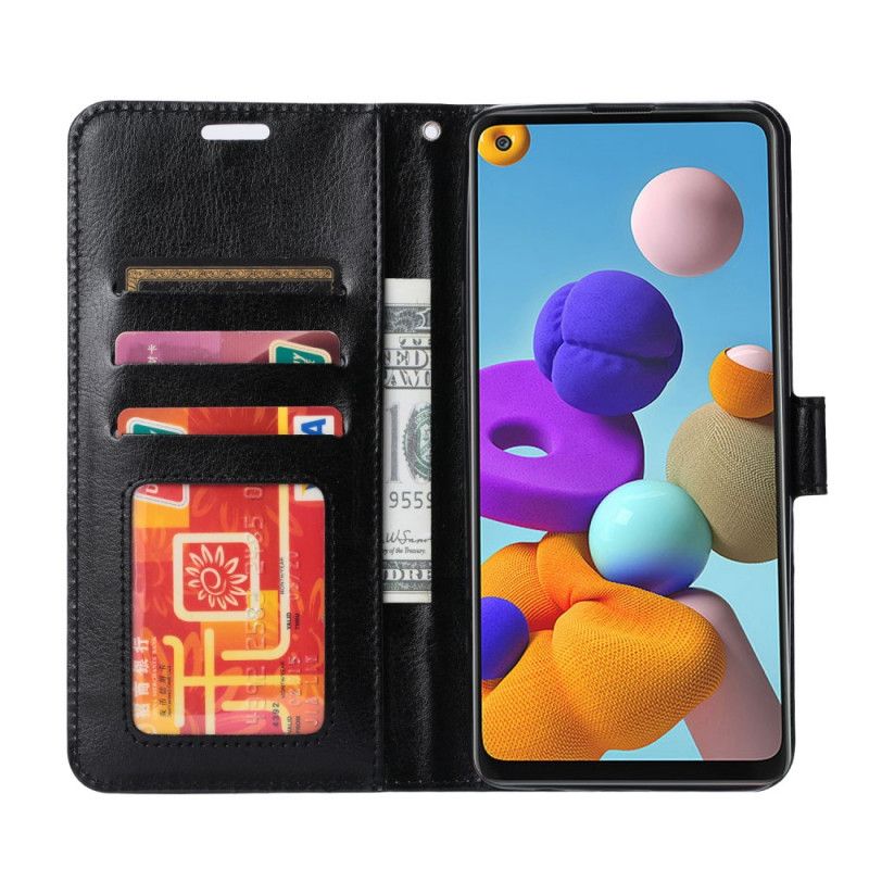 Cover Folio-hoesje Xiaomi Poco X3 Rood Zwart Telefoonhoesje Vintage Glanzend Kunstleer