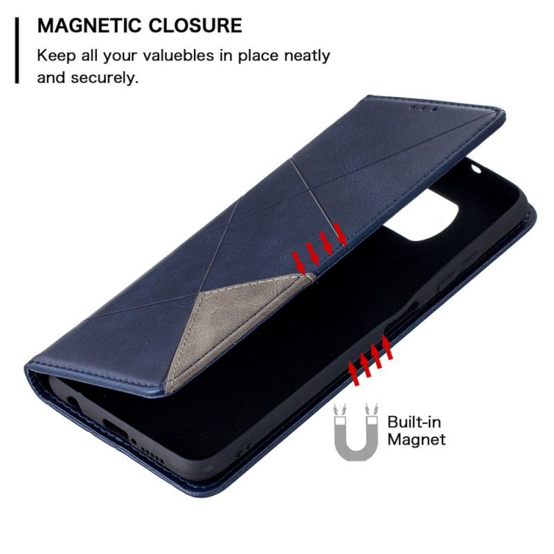 Folio-hoesje voor Xiaomi Poco X3 Grijs Zwart Kunstenaarsstijl