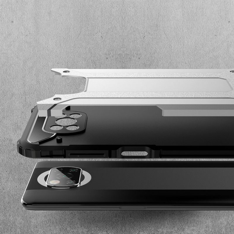 Hoesje voor Xiaomi Poco X3 Rood Zwart Overlevende