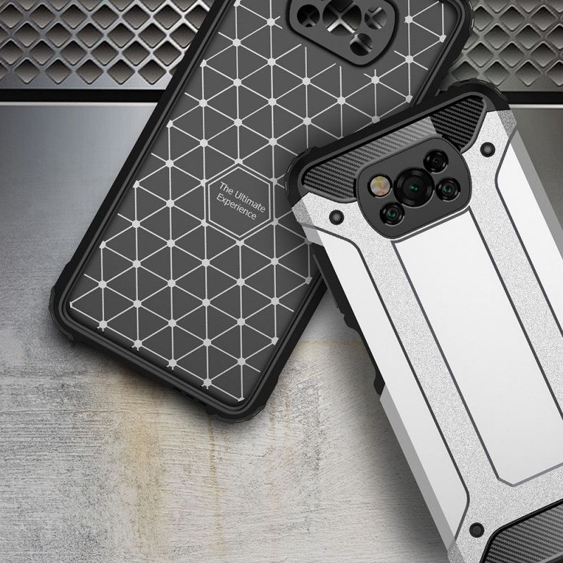 Hoesje voor Xiaomi Poco X3 Rood Zwart Overlevende