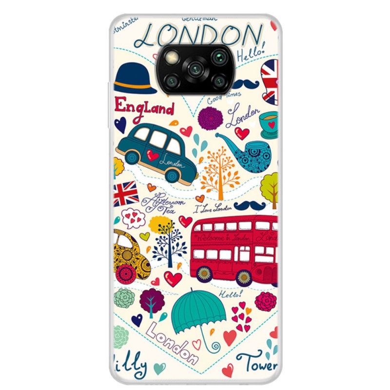 Hoesje Xiaomi Poco X3 Leven In Londen
