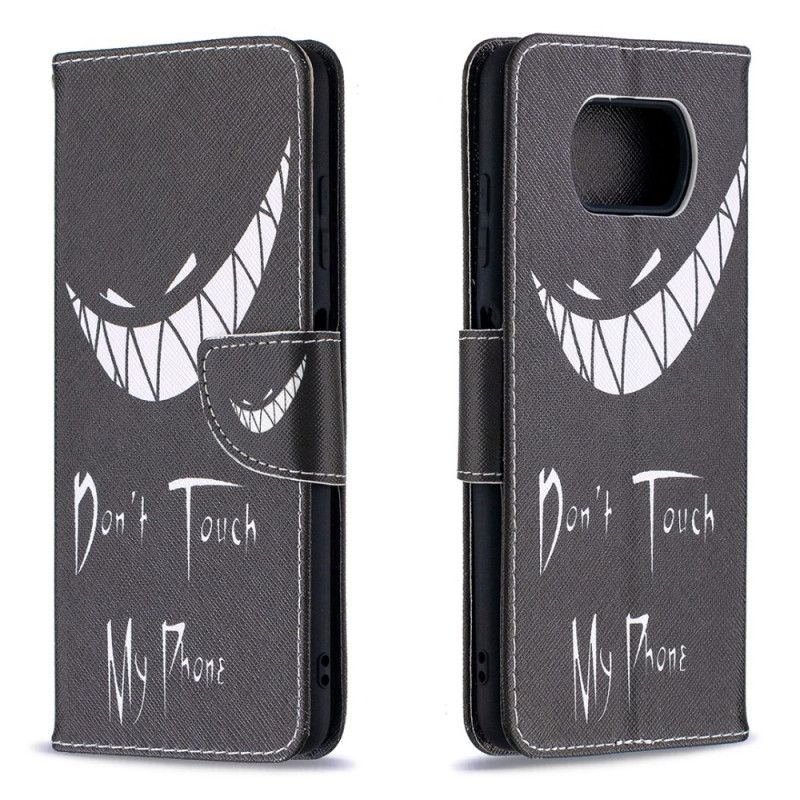 Leren Hoesje voor Xiaomi Poco X3 Duivelse Telefoon