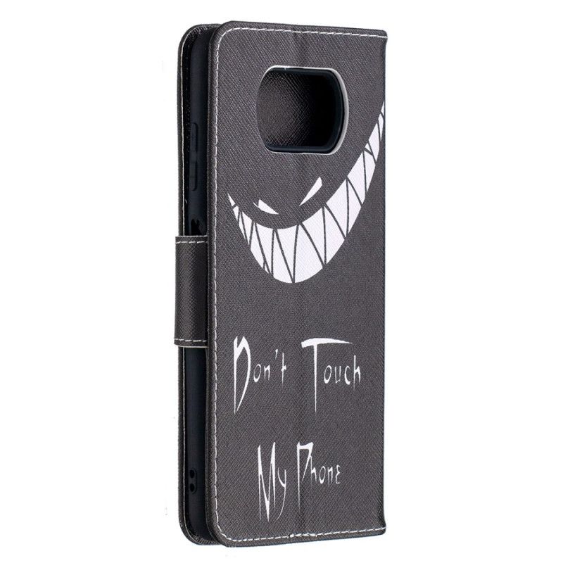 Leren Hoesje voor Xiaomi Poco X3 Duivelse Telefoon
