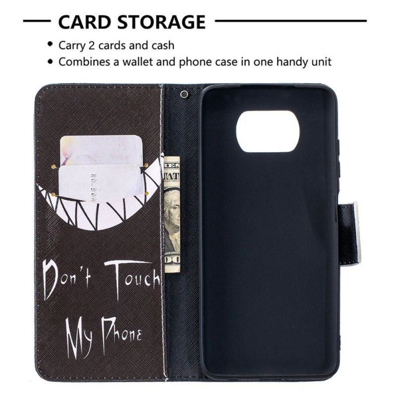 Leren Hoesje voor Xiaomi Poco X3 Duivelse Telefoon