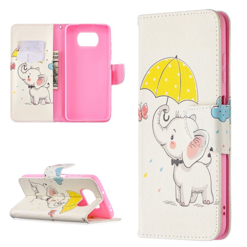 Leren Hoesje Xiaomi Poco X3 Babyolifant