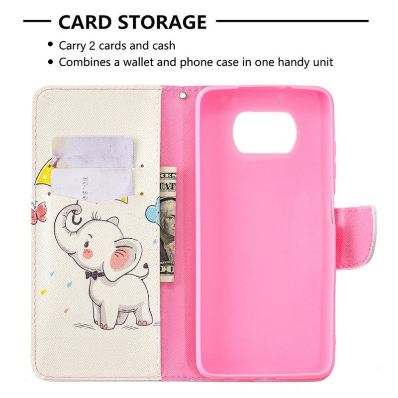 Leren Hoesje Xiaomi Poco X3 Babyolifant
