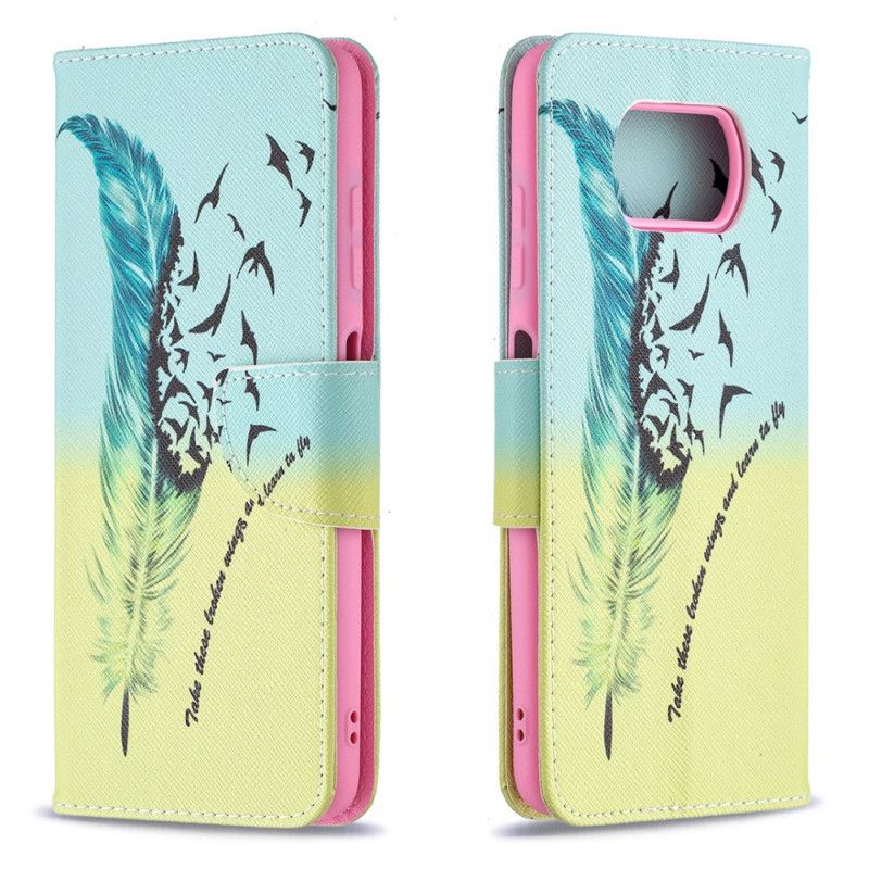 Leren Hoesje Xiaomi Poco X3 Leer Vliegen