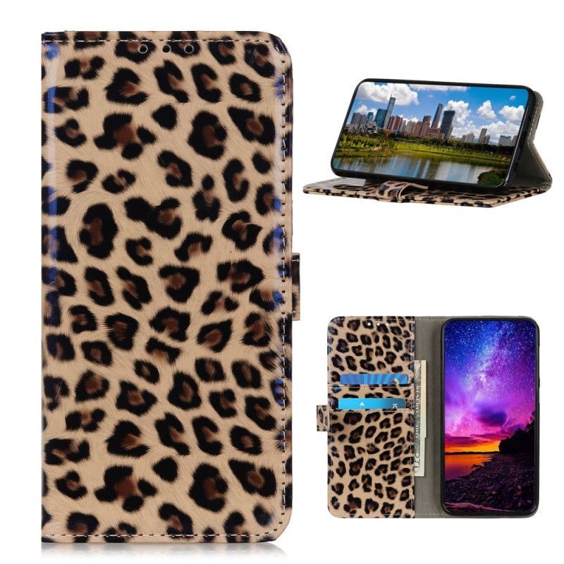 Leren Hoesje Xiaomi Poco X3 Luipaard