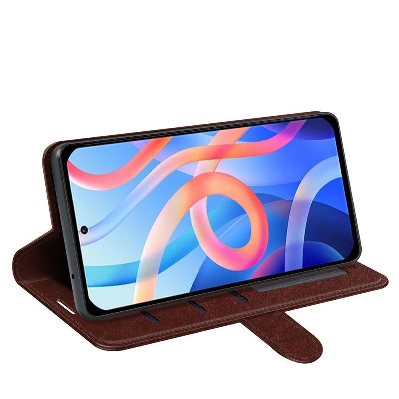 Bescherming Hoesje Xiaomi Redmi Note 11 / Poco M4 Pro 5g Ultra Kunstleer