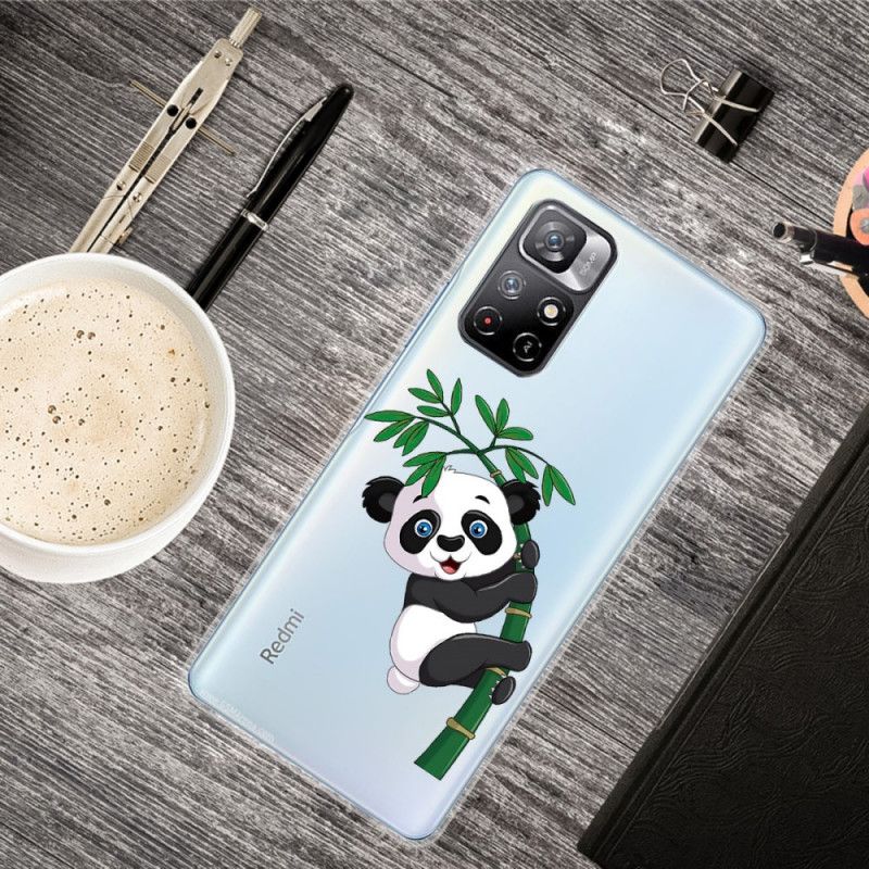 Case Hoesje Xiaomi Redmi Note 11 / Poco M4 Pro 5g Telefoonhoesje Panda Op Bamboe