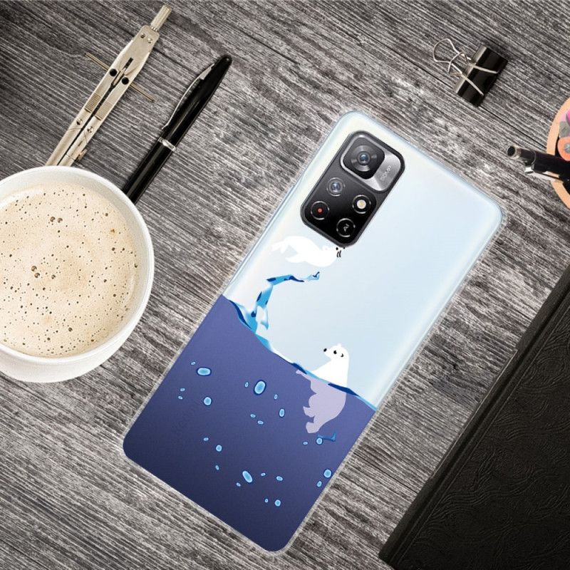 Cover Hoesje Xiaomi Redmi Note 11 / Poco M4 Pro 5g Telefoonhoesje Zeespelen