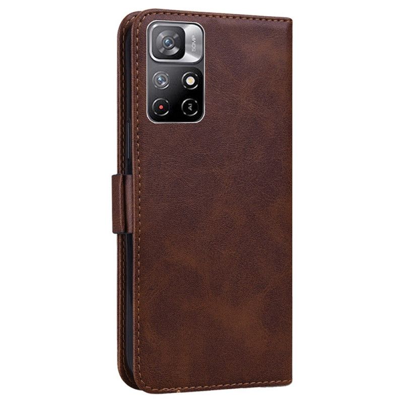 Flip Case Leren Xiaomi Redmi Note 11 / Poco M4 Pro 5g Kat En Vlinders
