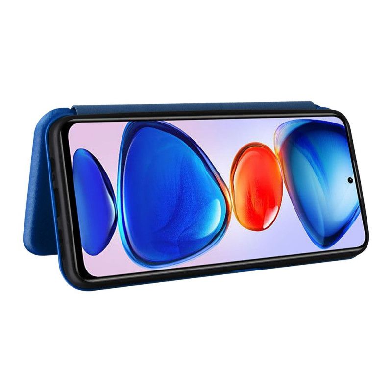 Folio-hoesje Xiaomi Redmi Note 11 / Poco M4 Pro 5g Koolstofvezel Bescherming Hoesje