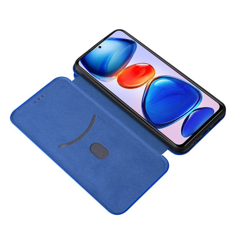 Folio-hoesje Xiaomi Redmi Note 11 / Poco M4 Pro 5g Koolstofvezel Bescherming Hoesje