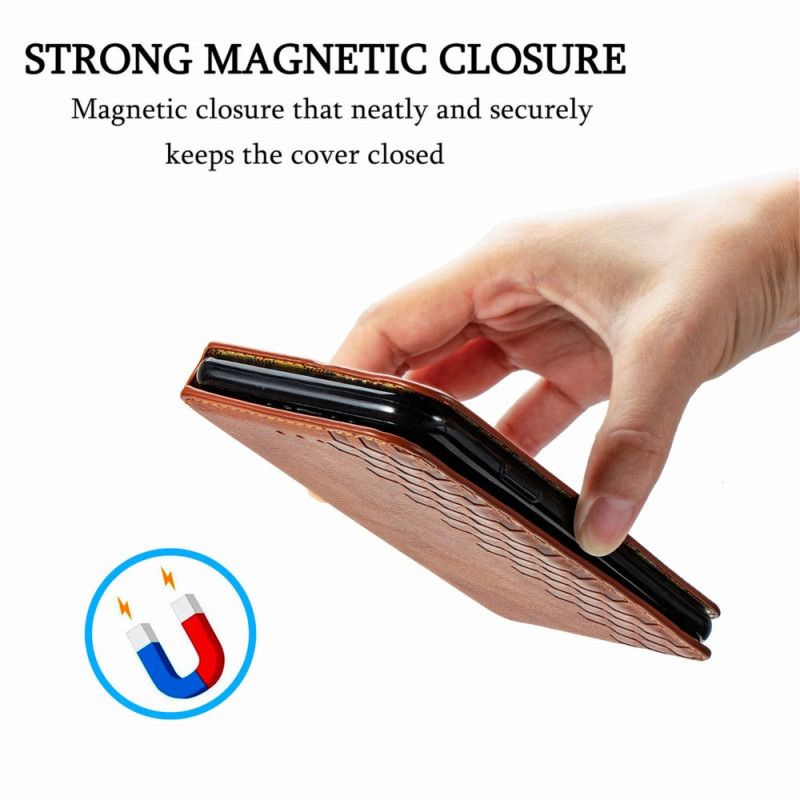 Folio-hoesje Xiaomi Redmi Note 11 / Poco M4 Pro 5g Ledereffect Diamanttextuur Bescherming Hoesje