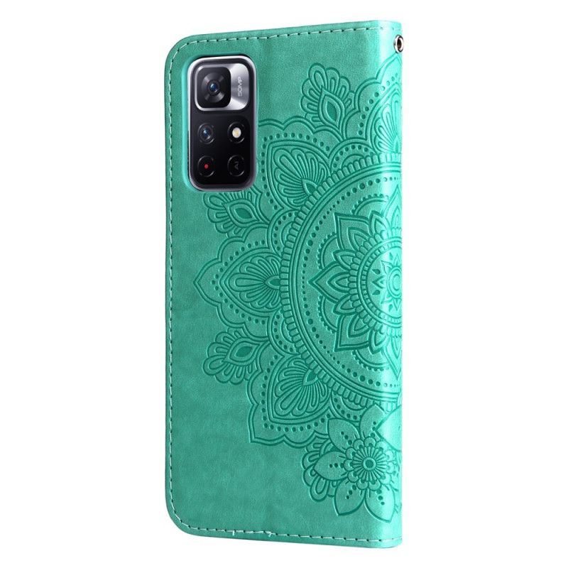 Folio-hoesje Xiaomi Redmi Note 11 / Poco M4 Pro 5g Telefoonhoesje Bloemenmandala