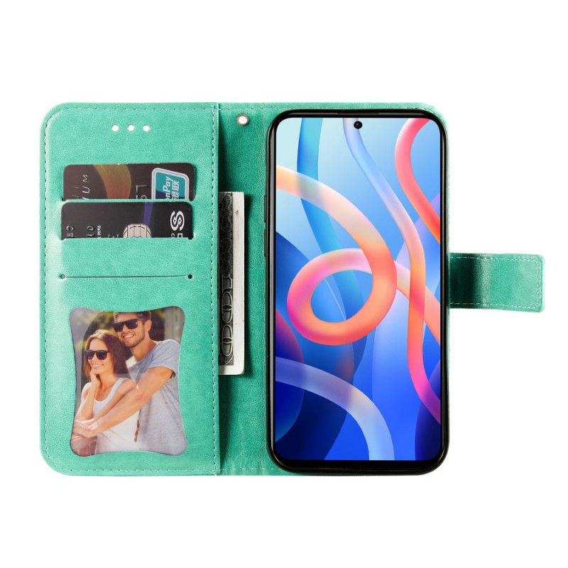 Folio-hoesje Xiaomi Redmi Note 11 / Poco M4 Pro 5g Telefoonhoesje Bloemenmandala
