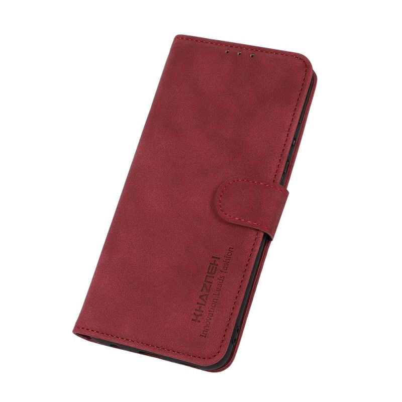 Folio-hoesje Xiaomi Redmi Note 11 / Poco M4 Pro 5g Telefoonhoesje Leereffect Mode Khazneh