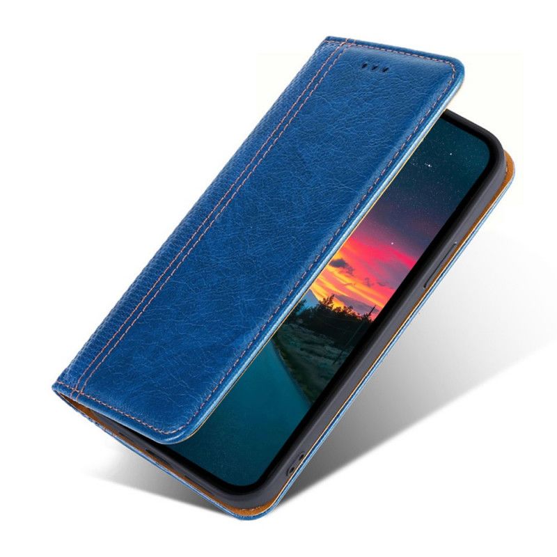 Folio-hoesje Xiaomi Redmi Note 11 / Poco M4 Pro 5g Telefoonhoesje Vintage Lederen Stijl