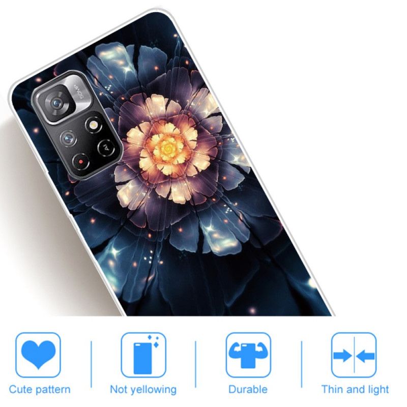 Hoesje Xiaomi Redmi Note 11 / Poco M4 Pro 5g Wilde Bloemen