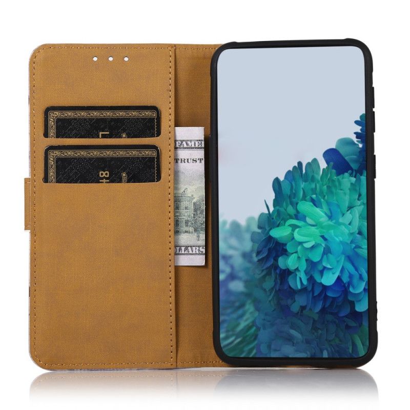 Leren Hoesje Voor Xiaomi Redmi Note 11 / Poco M4 Pro 5g Eiffeltoren Van De Dichter