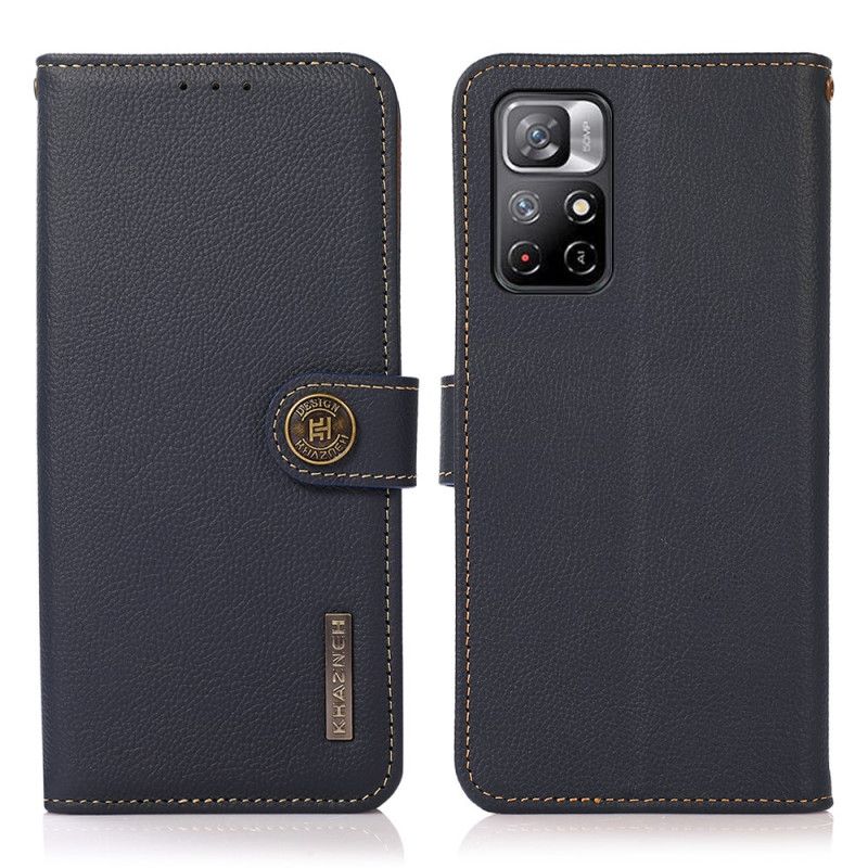 Leren Hoesje Voor Xiaomi Redmi Note 11 / Poco M4 Pro 5g Khazneh Leer