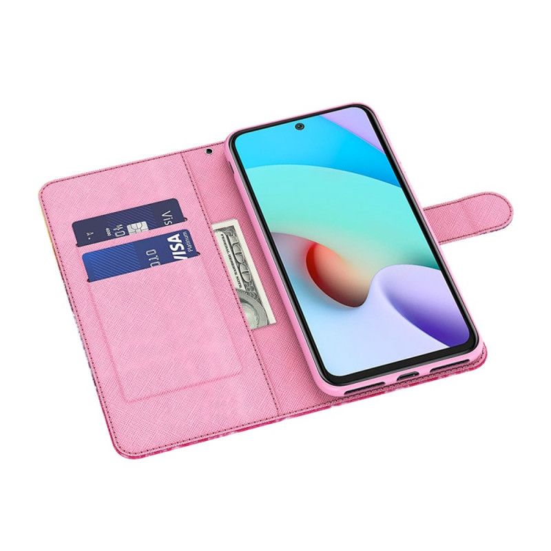Leren Hoesje Xiaomi Redmi Note 11 / Poco M4 Pro 5g Bloemenpatronen