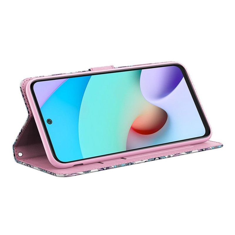 Leren Hoesje Xiaomi Redmi Note 11 / Poco M4 Pro 5g Bloemenpatronen