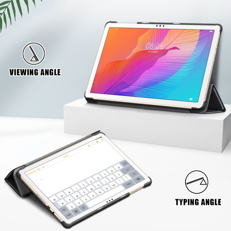 Smart Case Huawei MatePad T 10s Grijs Zwart Drievoudig