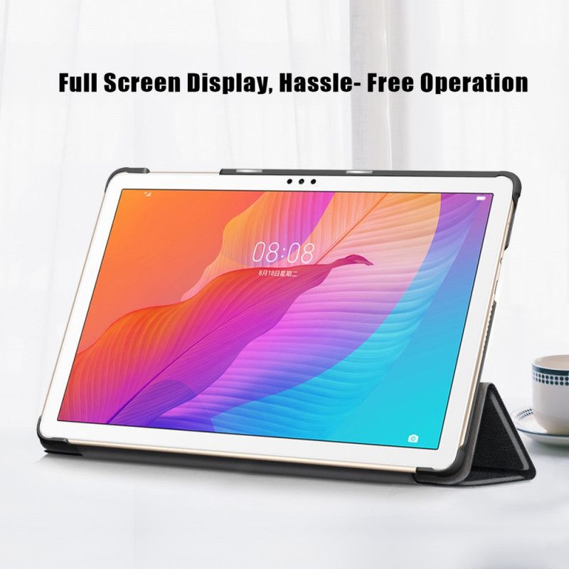 Smart Case Huawei MatePad T 10s Grijs Zwart Drievoudig