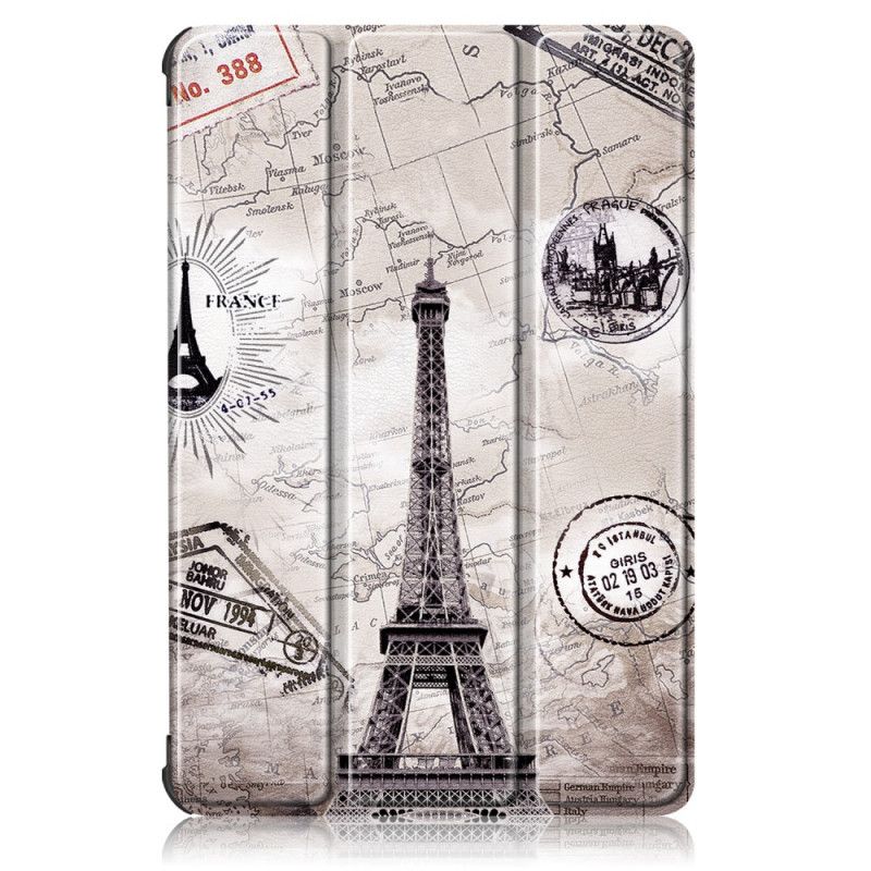 Smart Case Huawei MatePad T 10s Versterkte Retro Eiffeltoren