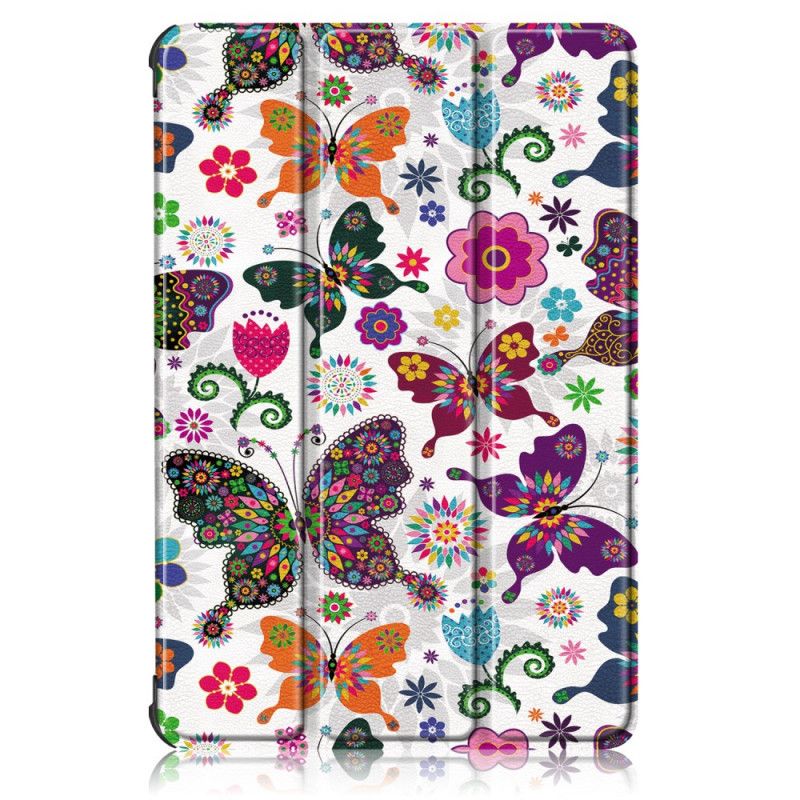 Smart Case Huawei MatePad T 10s Versterkte Vlinders En Bloemen