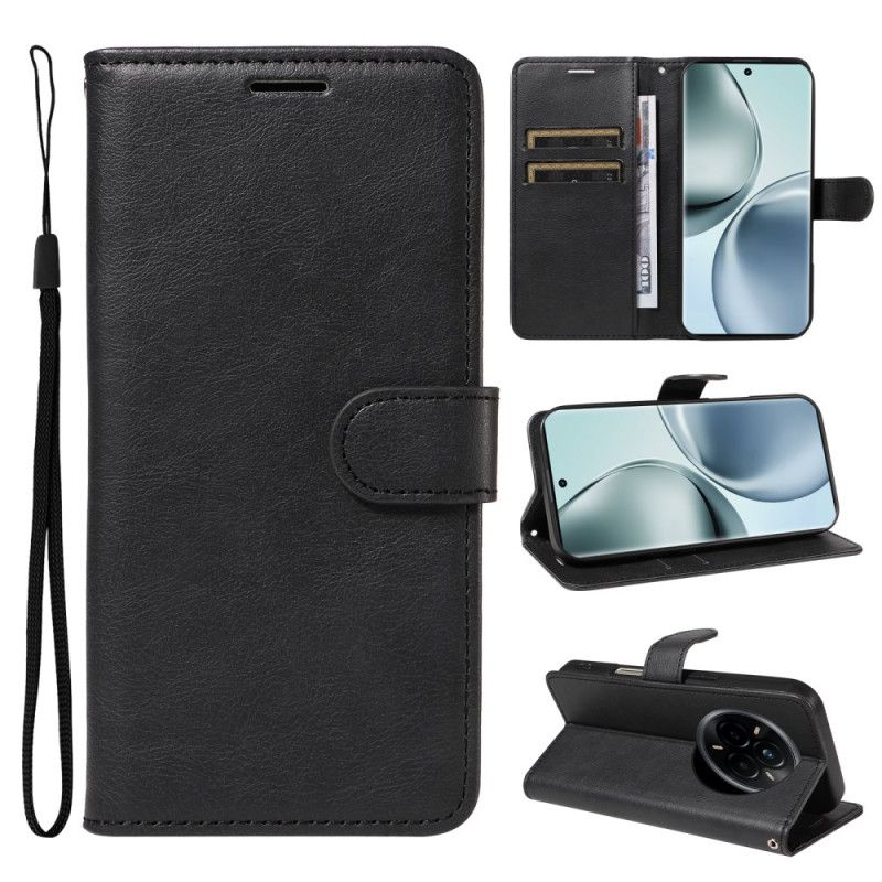 Bescherming Hoesje Realme 14 Pro 5g Effen Kunstleer