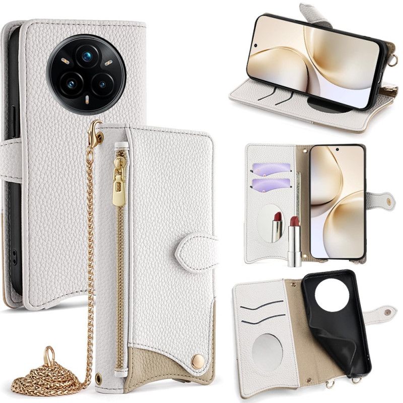 Bescherming Hoesje Realme 14 Pro 5g Portemonnee Met Ketting