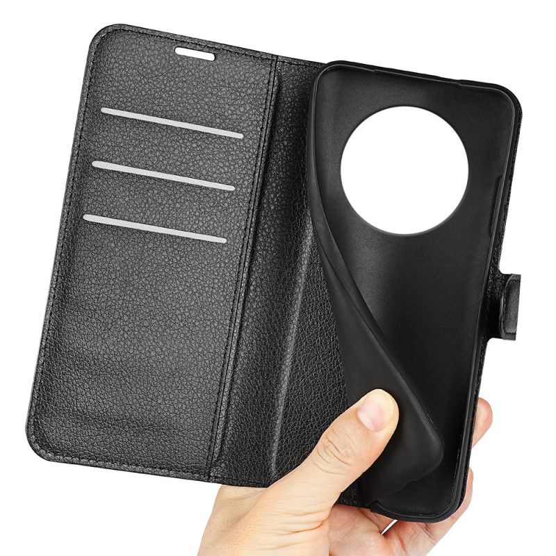 Flip Case Leren Realme 14 Pro 5g Klassiek Lychee Kunstleer